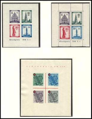 ** - Sammlung Franz. Zone, - Stamps