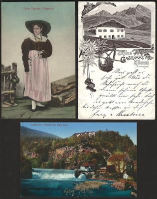 Poststück - Ansichtskarten Tirol ab Monarchie - (ca. 140), - Francobolli