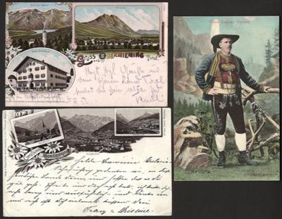 Poststück - Ansichtskarten Tirol und Vorarlberg - (ca. 120), - Stamps