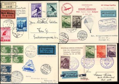Poststück/Briefstück - Partie Poststücke Österr. I. Rep. mit etwas D.Reich, - Stamps