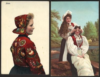 Poststück - Ca. 180 Motivkarten Frauen - Briefmarken und Ansichtskarten