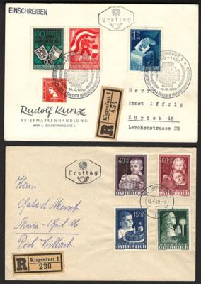 Poststück - Kl. Partie Sonderbelege Österr. II. Rep., - Briefmarken und Ansichtskarten