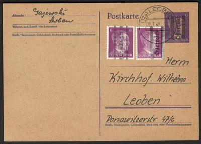 Poststück - Österr. Ganzsache Fernpostkarte - Známky