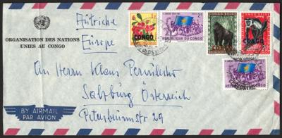 Poststück - Österreich 1. UNO-Sanitätseinsatz im KONGO: Brief des Chefs des 1. Sanitätseinsatzes Oberst Pervuleko, - Briefmarken und Ansichtskarten