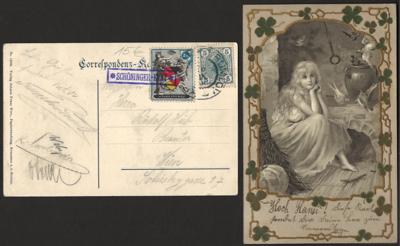 Poststück - Partie alte Ansichtskarten Österr. mit Postablagestempel,(über 55), - Briefmarken und Ansichtskarten