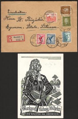 Poststück - Partie Poststücke D. REich, - Briefmarken und Ansichtskarten