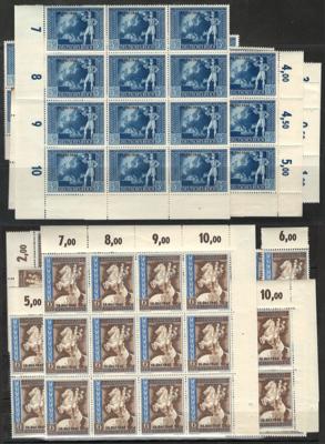 ** - D.Reich Nr. 823/25 ("Europ. Postkongreß in - Briefmarken und Ansichtskarten