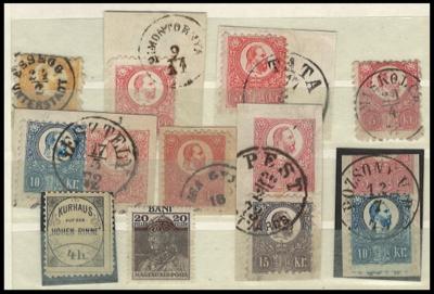 */gestempelt/Briefstück/Poststück - Ungewöhnliche Ansammlung meist Alt-Ungarn ab I. Ausgabe, - Stamps