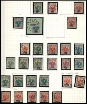 .gestempelt/*/Briefstück/** - Sammlung Albanien ca. 1913/65, - Briefmarken und Ansichtskarten