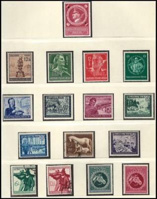 .gestempelt/*/** - D. reich - kl. Sammlung  1872/1945, - Briefmarken und Ansichtskarten
