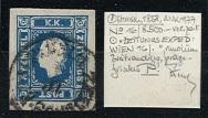 .gestempelt - Österr. Nr. 16 mit Entwertung der Wiener Zeitungs- Exped., - Stamps