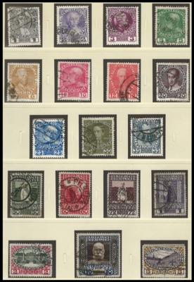 .gestempelt/*/** - Österr. - Sammlung  1850/1937 mit Porto, - Briefmarken und Ansichtskarten