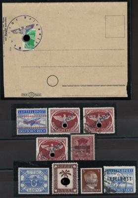 .gestempelt/(*)/*/Poststück - Kl. Partie D. Feldpost WK II u.a. mit Nr. 5 (*), - Briefmarken und Ansichtskarten