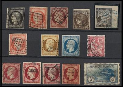 .gestempelt - Ungewöhnliche Ansammlung Alt-Frankreich und div. Belege, - Stamps