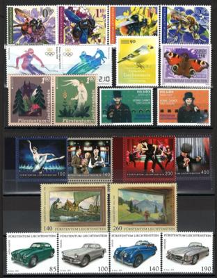 ** - Partie FRANKATURWARE Liechtenstein - Briefmarken und Ansichtskarten