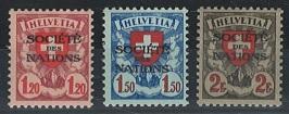 * - Schweiz - Internat. Ämter - Völkerbund Nr. 23x/25x, - Známky