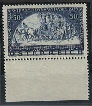 ** - WIPA glatt vom Bogenunterrand, - Stamps