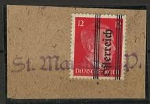 Briefstück - Österr. 1945 - Grazer - Známky