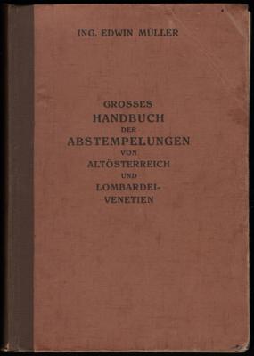 Literatur: Großes Handbuch der Abstempelung. von Österr. u. Lombardei-Venetien 1850/64 u. 1867 v. Österr. u. Ungarn, - Francobolli