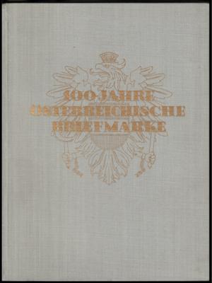 Literatur: Österr. - "100 Jahre - Známky
