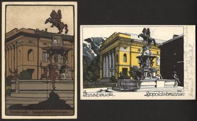 Poststück - 15 AK Innsbrucker Cafes/Bars, - Briefmarken und Ansichtskarten