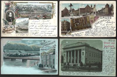 Poststück - Attraktive Litho-AK aus Innsbruck, - Stamps