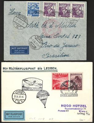 Poststück/Briefstück - Partie Poststücke Österr. 1937 und etwas 1938, - Známky