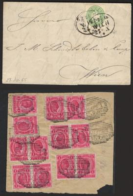 Poststück - Österr. - Partie Poststücke ca. 1861/1918, - Známky