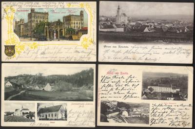 Poststück - Partie AK Österr. mit etwas Ausland, - Briefmarken und Ansichtskarten