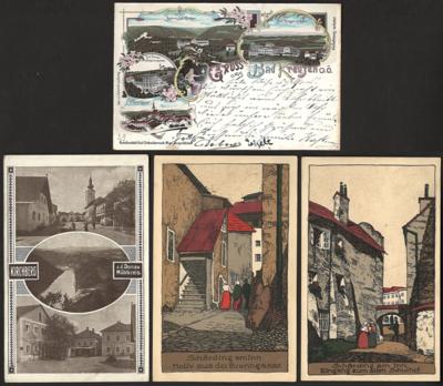 Poststück - Partie alte Ansichtskarten Oberösterr. ausgesuchte Qualität, - Briefmarken und Ansichtskarten