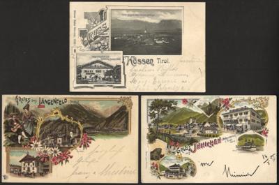 Poststück - Partie alte Ansichtskarten Tirol/ Vorarlberg, - Stamps