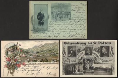 Poststück - Rund 100 ausgesuchte alte Ansichtskarten NÖ u.a. St. Pölten, - Briefmarken und Ansichtskarten
