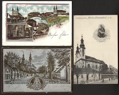 Poststück - Ungewöhnliche Vielfalt an alten AK Maria Lanzendorf, - Briefmarken und Ansichtskarten