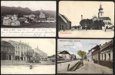 PoststückPartie Ansichtskarten, - Francobolli