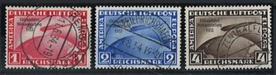 .gestempelt - D.Reich Zepp. Flug  Nr. 496/98 (Chicagofahrt), - Francobolli