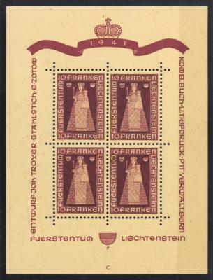 ** - Liechtenstein Nr. 197 (10 Fr. DUX-Madonna) in - Stamps