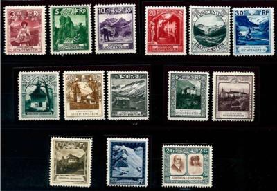 ** - Liechtenstein Nr. 94/107 postfr. Prachtsatz, - Stamps