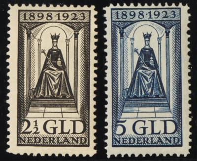 ** - Niederlande Nr. 132/33, - Briefmarken und Ansichtskarten