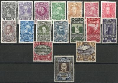 ** - Österr. Nr. 161/77 - Briefmarken und Ansichtskarten