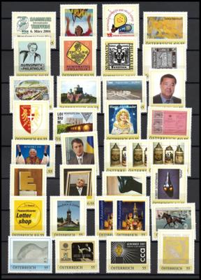 ** - Österr. - Partie Personalisierte Marken (PM) incl. Post PM, - Stamps