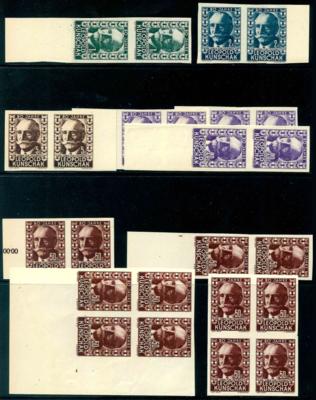 (*)/Poststück - Österr. - Kunschak Schließmarkenserie im Folder, - Briefmarken und Ansichtskarten