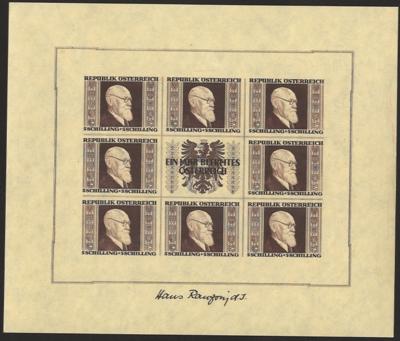 ** - Sammlung Österr. 1945/1991 u.a. mit Grazer (Markwerte sign. Kovar), - Stamps