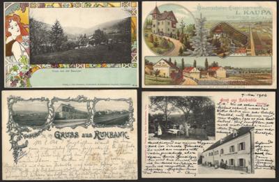 Poststück - AK - Österr. reichh. Partie Ansichtskarten ca. ab 1900, - Francobolli