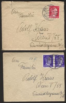 Poststück - Interess. Belege 3. Reich incl. Protektorat mit viel Nachnahmebriefen, - Stamps