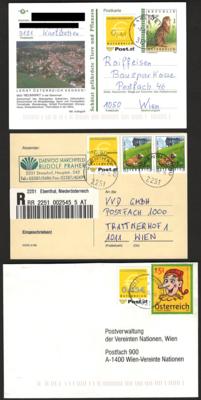 Poststück - Österr. 2002 ca. 35 Bedarfsbelege - Stamps