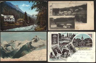 Poststück - Partie Ansichtskarten v. Salzburg Stadt u. Land aus d. Monarchie ab 1898, - Francobolli