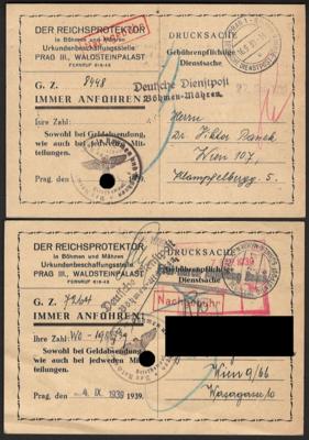 Poststück - Partie Belege Gen. Gouv., - Briefmarken und Ansichtskarten