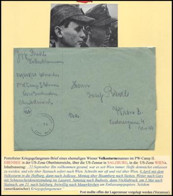 Poststück - Portofreier Kriegsgefangenenbrief - Stamps