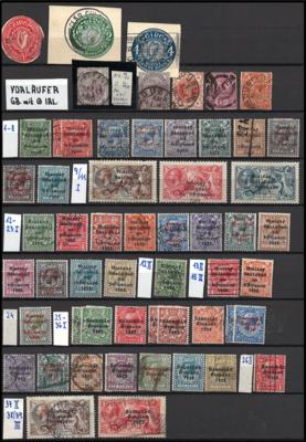 .gestempelt/*/** - Irland Sammlung  1922/2011, - Briefmarken und Ansichtskarten