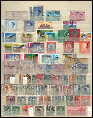 .gestempelt/**/* - Partie Übersee mit Japan - USA - China - Australien, - Stamps